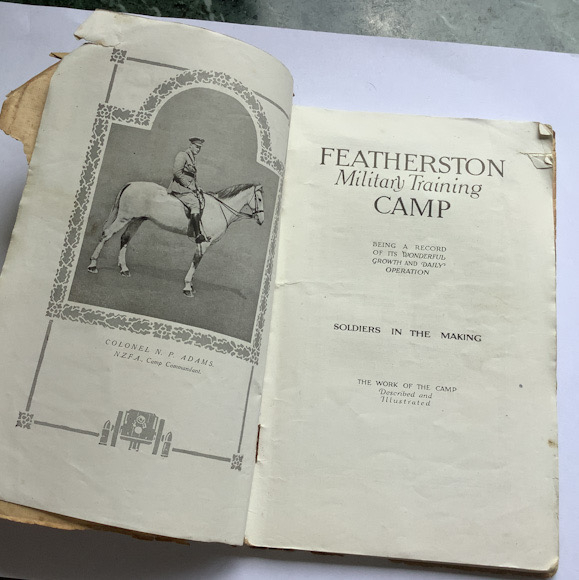 1917 New Zealand WWI military book Featherston Military Training Camp